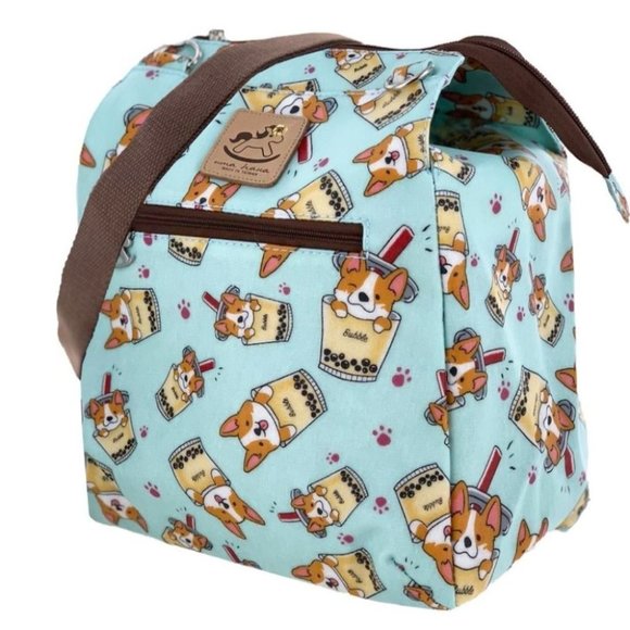 Uma Hana Handbags - Waterproof Boba Corgi Shoulder Crossbody Backpack Bag